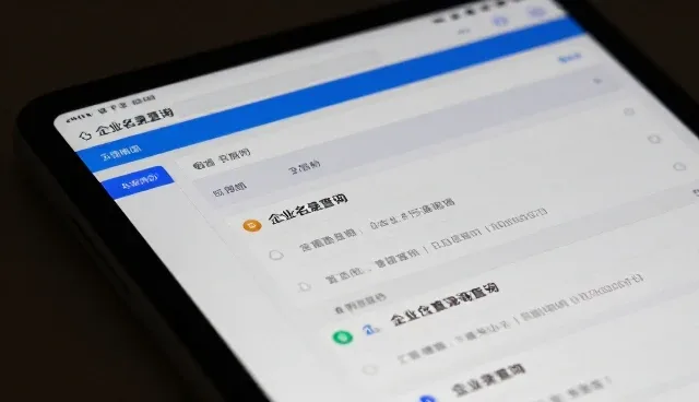 企业名录查询中的信息维护与风险评估流程