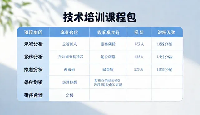 持续投入与技术培训课程的实际取舍