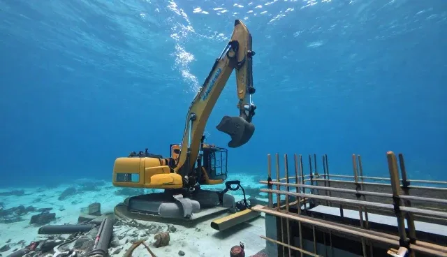水下作业中土建施工设备选择的性能与适用条件比较