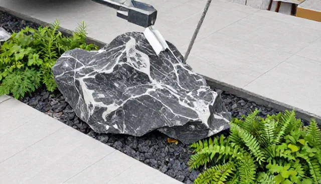 景观石与仿古砖在景观工程中的实际取舍