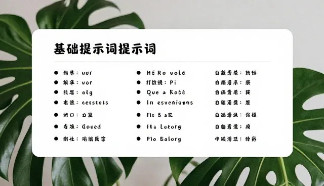 编程提示词的使用场景与选择依据