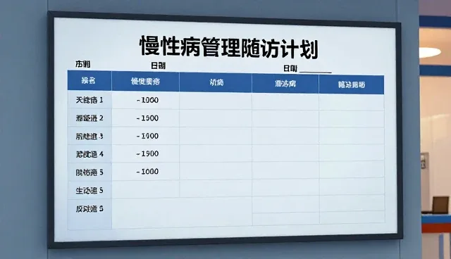 慢性病管理随访计划的适用条件与检查要点
