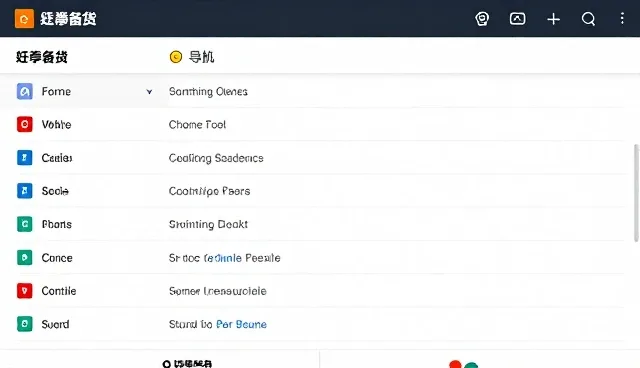 行业分类导航的两种处理方法及实际取舍分析