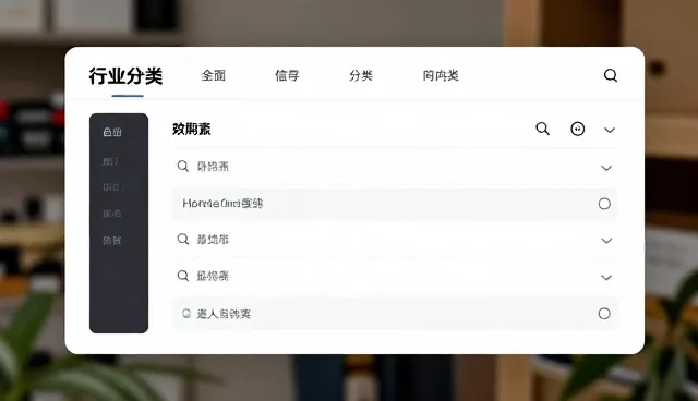 企业名录查询中的行业分类导航选型关注点